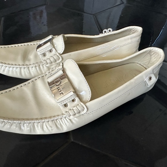 White patent leather Dior Loafers Sz 40 - Picture 2 of 5
